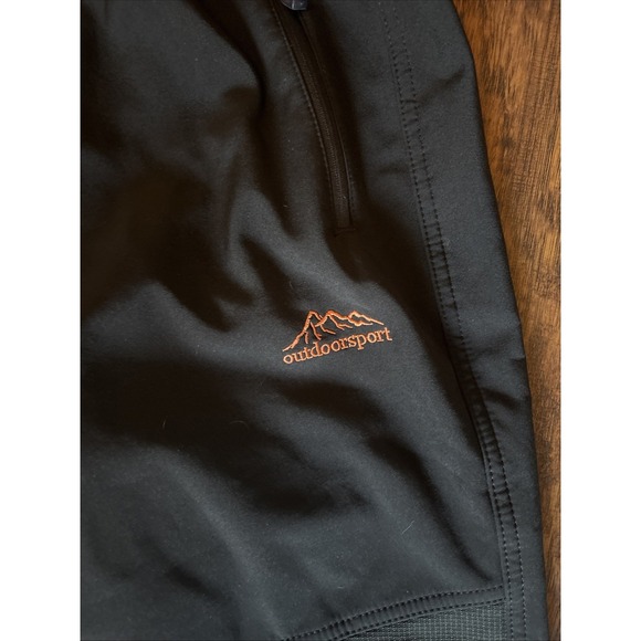 OutdoorSport Wei-Tex Men's Medium Black Fleece Lined Hiking/Snow Pants - Picture 3 of 9